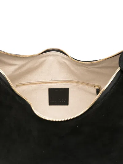 Liffner Moon Hobo Shoulder Bag In Black
