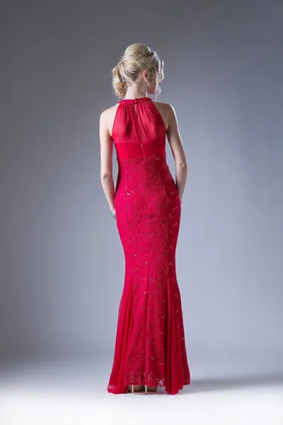 Ladivine A1613 Long Prom Fittted Formal Dress In Multi