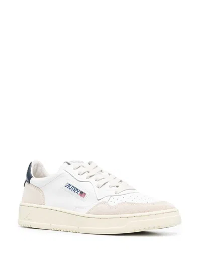 Autry Medalist Perforated Logo Sneakers In White