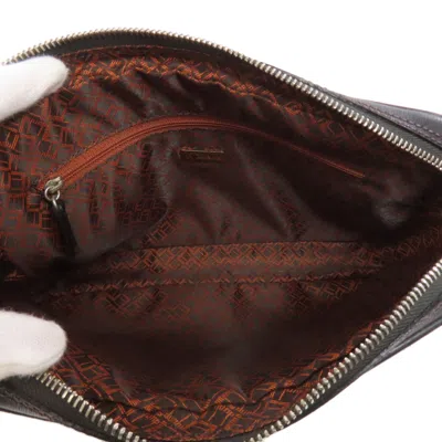 Pre-owned Dunhill Brown Nylon Clutch Bag ()