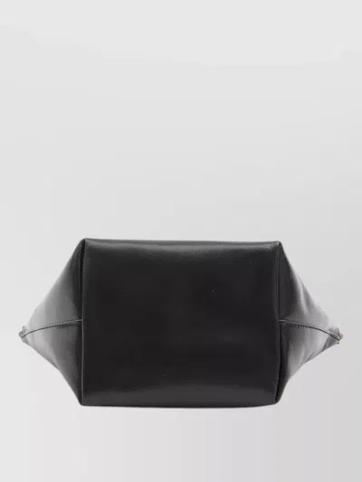 Jimmy Choo Clutch Bag Chain Strap Gold Tone Hardware In Black