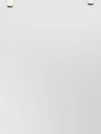 Fabiana Filippi High Waist Pleated Midi Skirt Button Detail In Brown