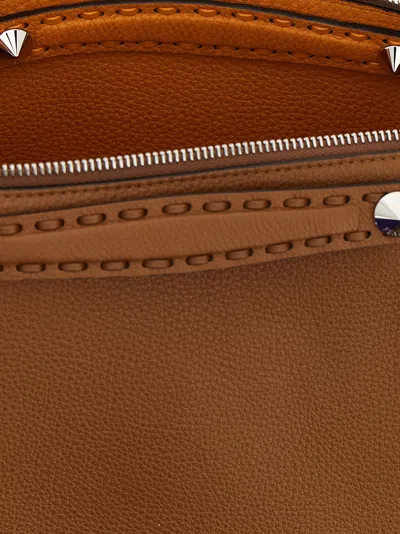 Fendi By The Way Selleria Medium Hand Bags Brown