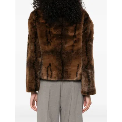 Ba&sh Coats Brown, Black In Brown