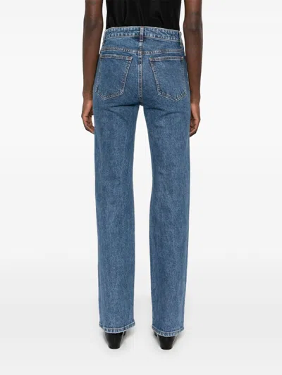 Khaite Danielle Denim Cotton Jeans In Blue