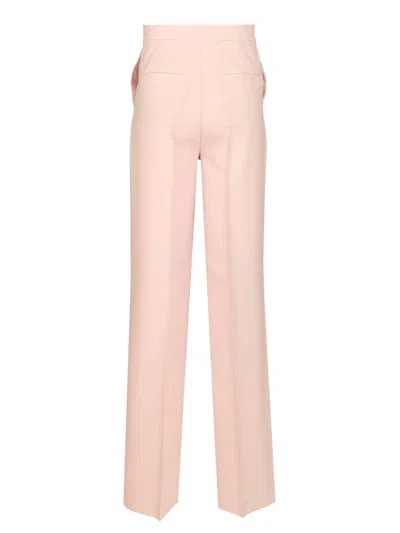 Max Mara Girone Wide Leg Pants Trousers Rose In Brown