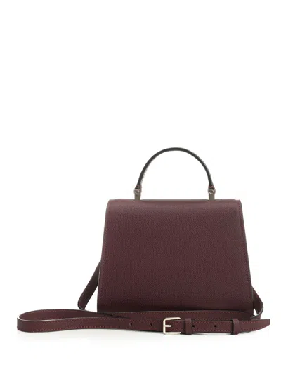Valextra Iside Handbags Bordeaux In Burgundy