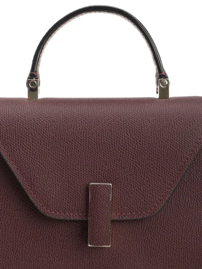 Valextra Iside Handbags Bordeaux In Burgundy