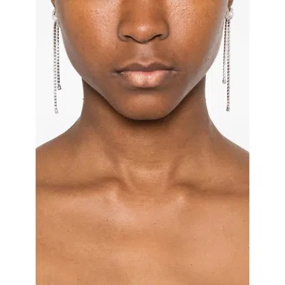 Self-portrait Jewellery Silver, White In White