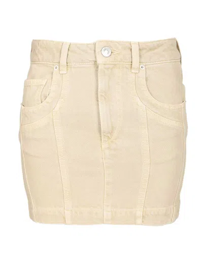 Isabel Marant Étoile Juana-ga Skirts Beige In Neutral