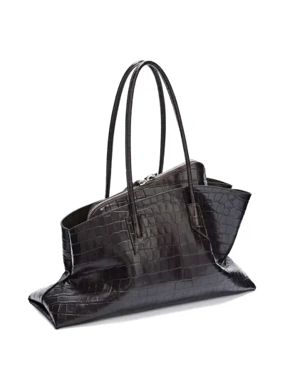 Attico La Passeggiata Medium Tote Bag In Black