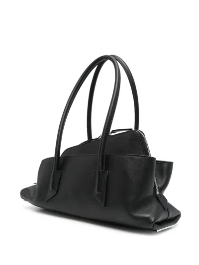 Attico La Passeggiata Small Tote Bag In Black