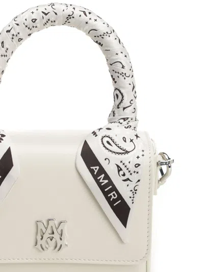 Amiri Micro Ma Handbags White In Neutral
