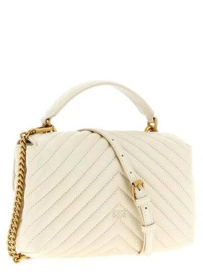 Pinko Mini Lady Love Puff Handbag In Neutral