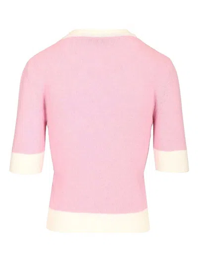Marni Roundneck Sweater Knitwear Rose In Pink
