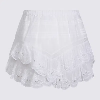 Isabel Marant Étoile Skirts Light And Natural In White