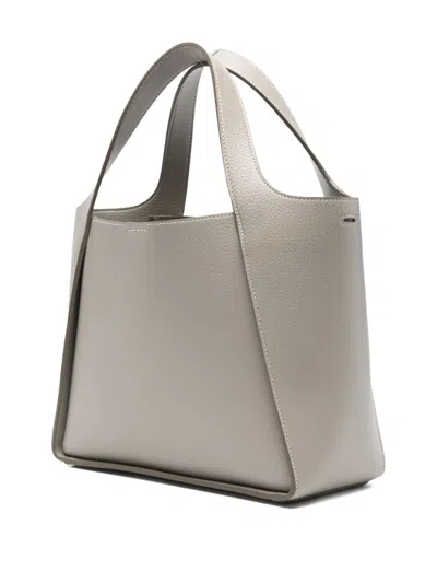 Stella Mccartney Green Polyurethane Polyamide Tote Bag In Neutral