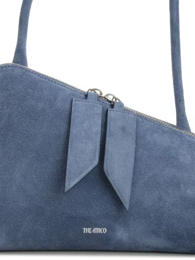 Attico Sunrise Shoulder Bags Light Blue