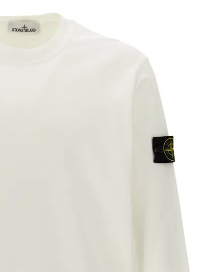 Stone Island Sweaters Light And Natural In White