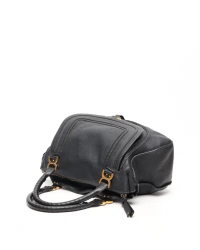 Chloé Large Marcie Shoulder Bag In Black