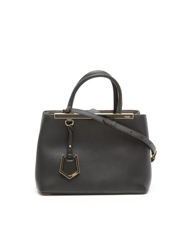 Fendi Petite 2jours Bag In Black