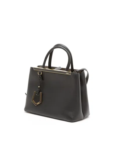 Fendi Petite 2jours Bag In Black