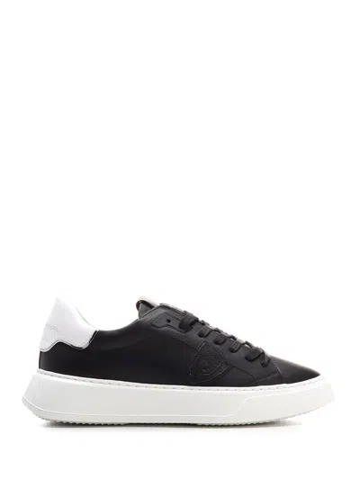 Philippe Model Temple Sneakers Black In Black