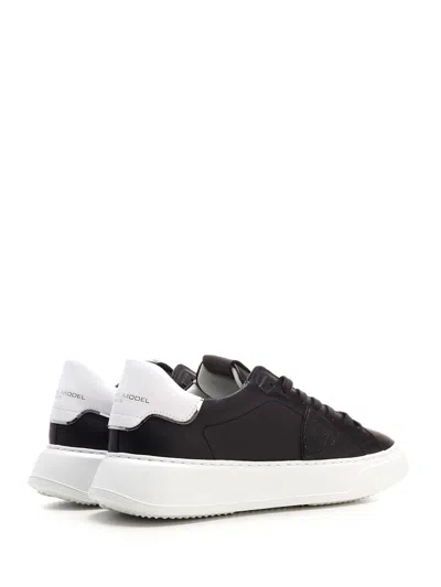 Philippe Model Temple Sneakers Black In Black