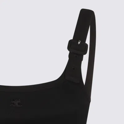 Courrèges Top Blacks And Greys In Black