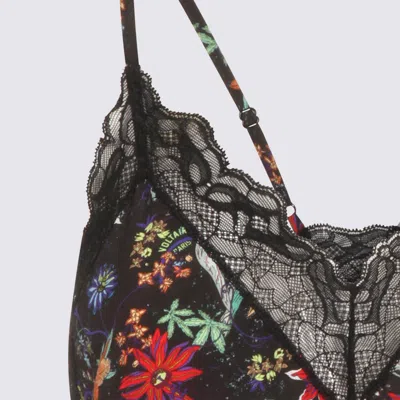 Zadig & Voltaire Womens Encre Christy Floral-print Woven Camisole In Black