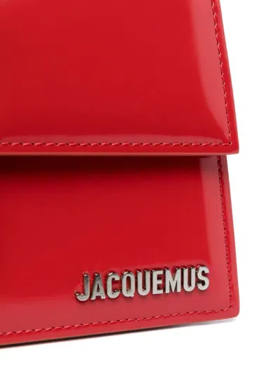 Jacquemus Le Bambino Leather Handbag In Red