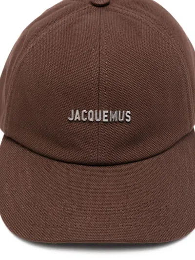 Jacquemus La Casquette Gadjo Baseball Cap In Brown