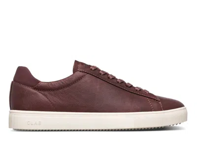Clae Bradley Leather Sneaker In Brown