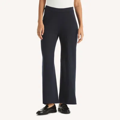 Nautica Womens Pull-on Sweater Pant In Blue
