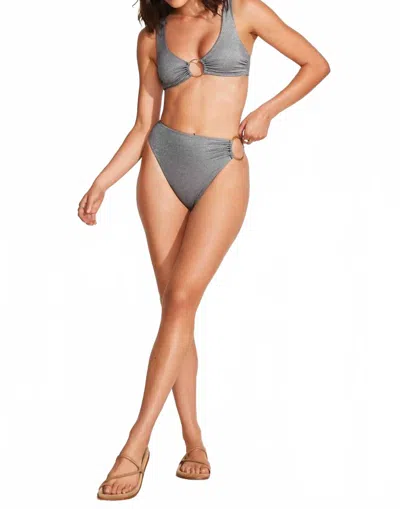 Vitamin A Women's Twilight Lolita Bikini Bottom In Gray