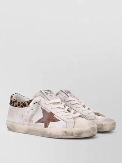 Golden Goose Superstar Sneakers Pony And Leopard Detail In Multi