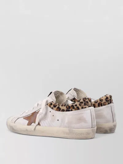 Golden Goose Superstar Sneakers Pony And Leopard Detail In Multi
