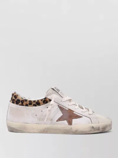 Golden Goose Superstar Sneakers Pony And Leopard Detail In Multi
