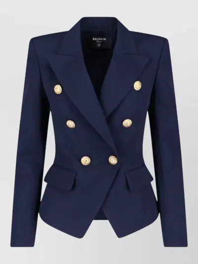 Balmain Jacket  Woman Color Marine In Blue
