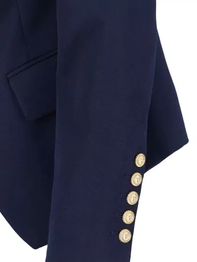 Balmain Jacket  Woman Color Marine In Blue
