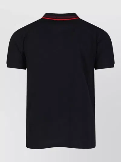 Vivienne Westwood Polo Collar T Shirt Short Sleeves In Black