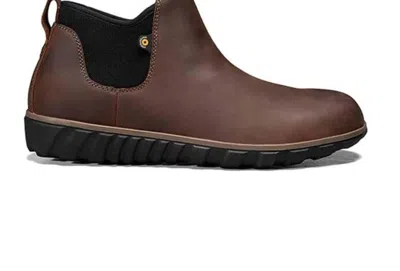 Bogs Men's Casual Chelsea Boots In Brown In Brown