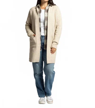 Thread & Supply Avani Cardigan In Heather Beige In Neutral