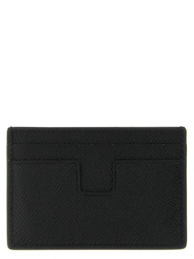 Tom Ford Logo Card Holder Wallets And Card Holders Black