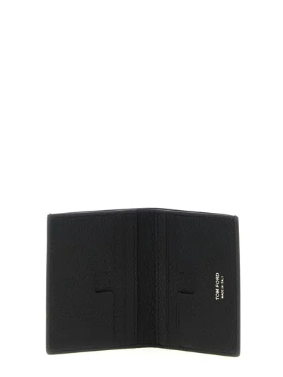 Tom Ford Foldable Card Holder In Black