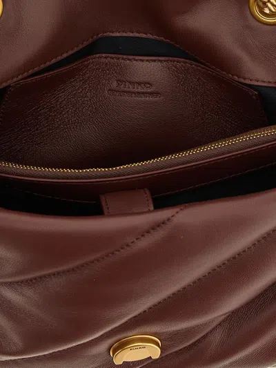 Pinko Classic Love Puff Crossbody Bag In Brown