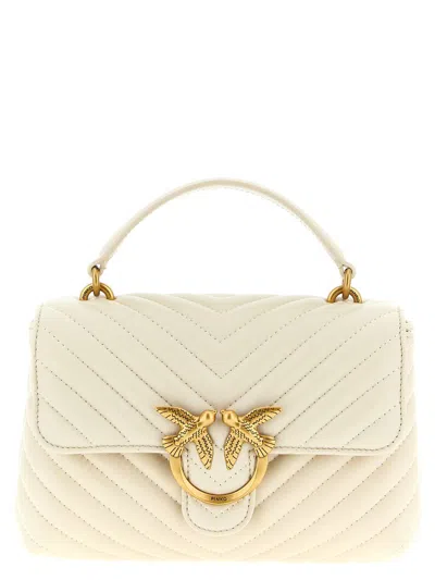 Pinko Mini Lady Love Puff Handbag In Neutral