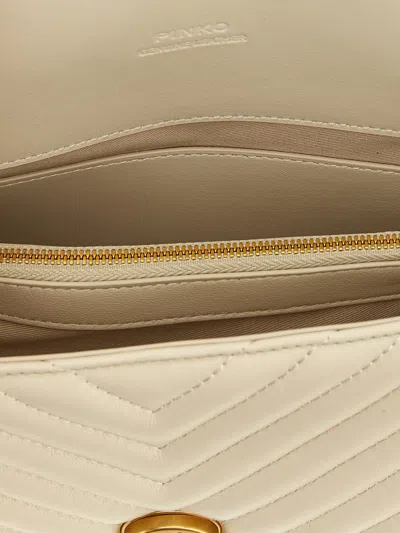 Pinko Mini Lady Love Puff Handbag In Neutral