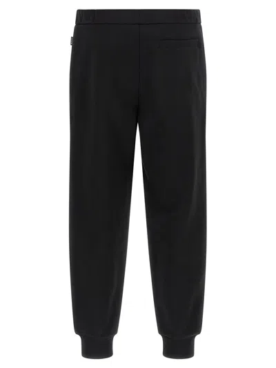 Hugo Boss Striped Insert Track Pants In Black