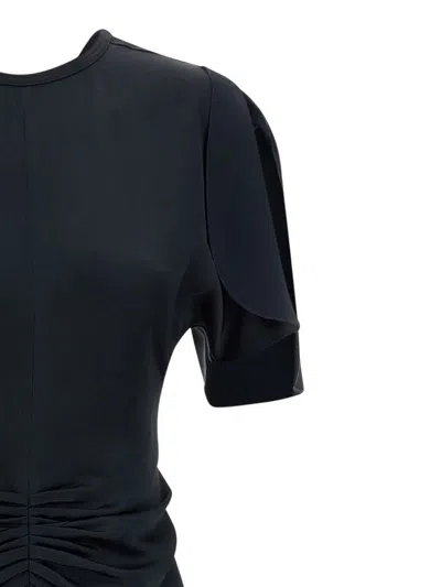 Victoria Beckham 'gathered Waist' Dress In Blue